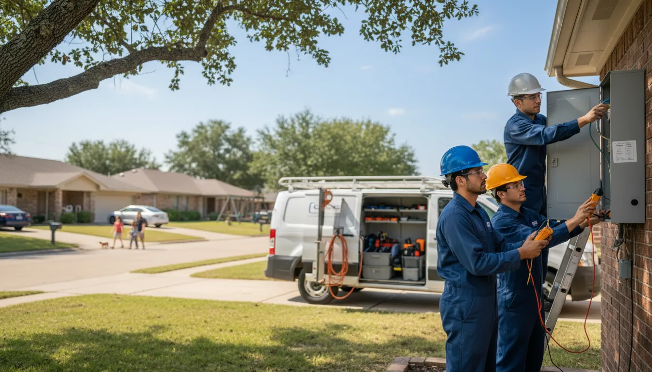 Certified electrician providing emergency electrical services in Oxford, KS